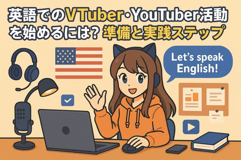 第2章：英語でのVTuber・YouTuber活動を始めるには？準備と実践ステップ