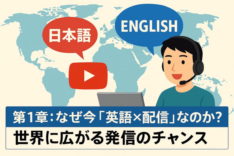 第1章：なぜ今「英語×配信」なのか？世界に広がる発信のチャンス