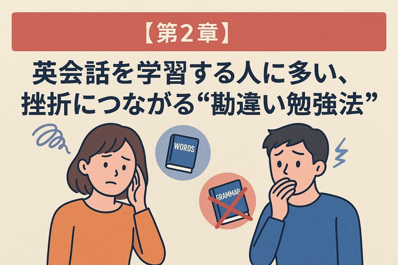 【第2章】英会話学習の“勘違い勉強法”をやめる