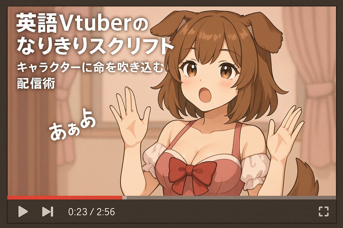 Vtuberの命を吹き込むスクリプト