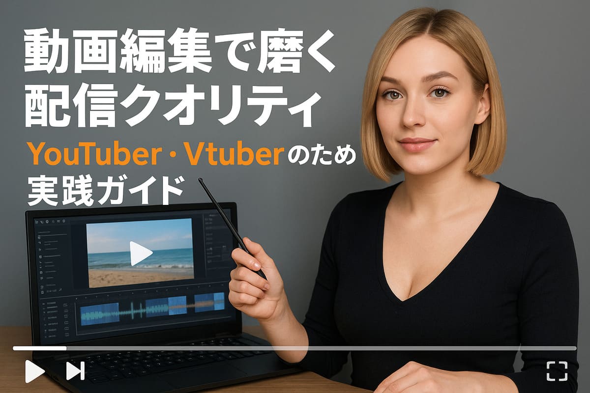 動画編集で磨く配信クオリティ｜YouTuber・Vtuberのための実践ガイド