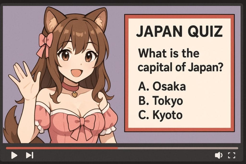 日本紹介テンプレを使うVtuberの英語配信テクニック