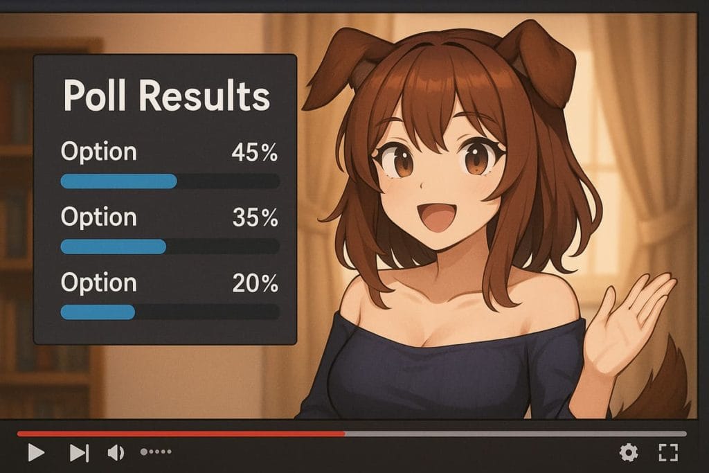 英語を活かすVtuberのPoll結果の伝え方