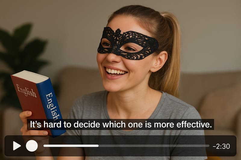 字幕と吹き替えどちらが効果的かを選ぶための総合判断