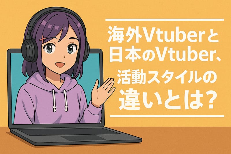【第2章】海外Vtuberと日本のVtuber、活動スタイルの違いとは？