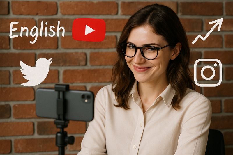 英語を取り入れたYouTuberのSNSとの連携戦略による拡散効果