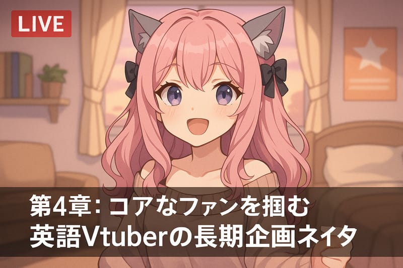 第4章：コアなファンを掴む英語Vtuberの長期企画ネタ