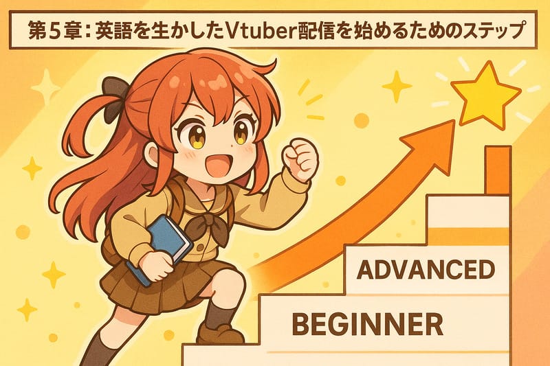 第5章：英語を生かしたVtuber配信を始めるためのステップ
