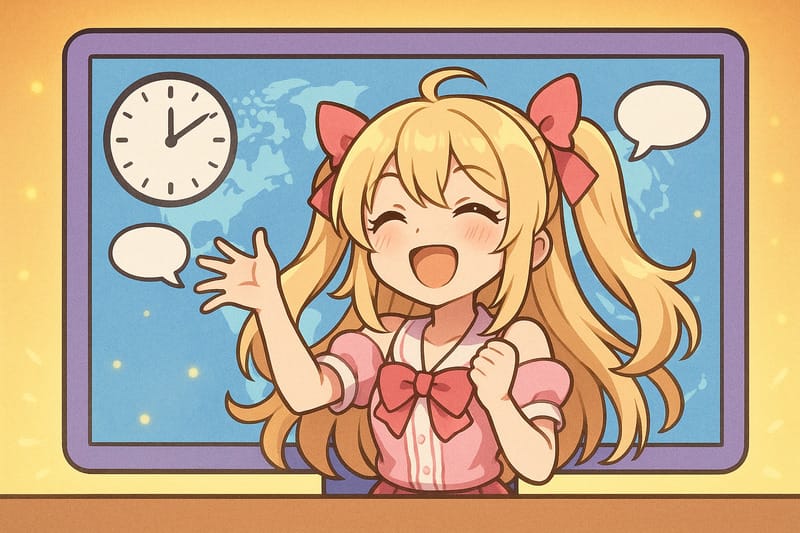 まとめ:英語Vtuberは「配信時間」で差がつく!タイムゾーン活用でグローバル展開へ