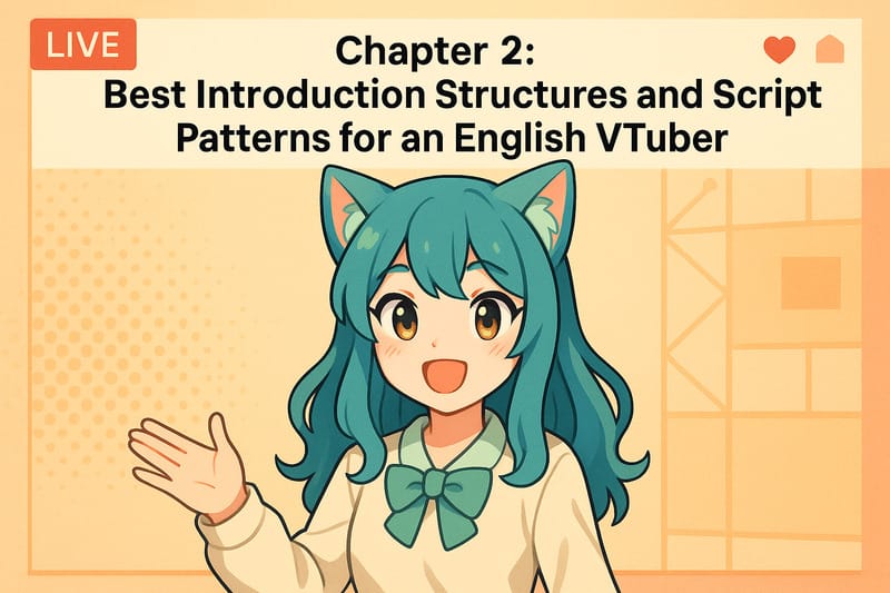 第2章：英語Vtuberに最適な自己紹介の構成と台本パターン