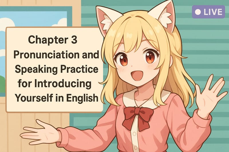 第3章：英語で魅せる自己紹介の発音と話し方トレーニング