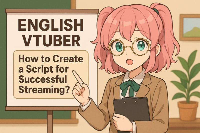 英語Vtuberとして配信を成功に導くスクリプトの作り方とは？