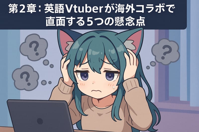 第2章：英語Vtuberが海外コラボで直面する5つの懸念点
