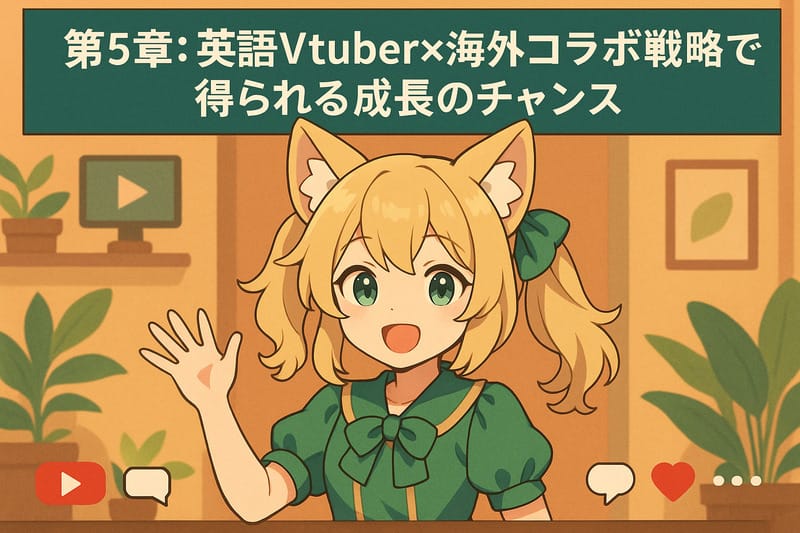第5章：英語Vtuber×海外コラボ戦略で得られる成長のチャンス
