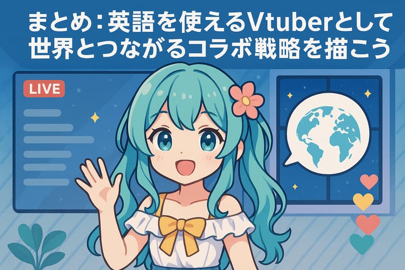 まとめ：英語Vtuberとして世界とつながるコラボ戦略を描こう