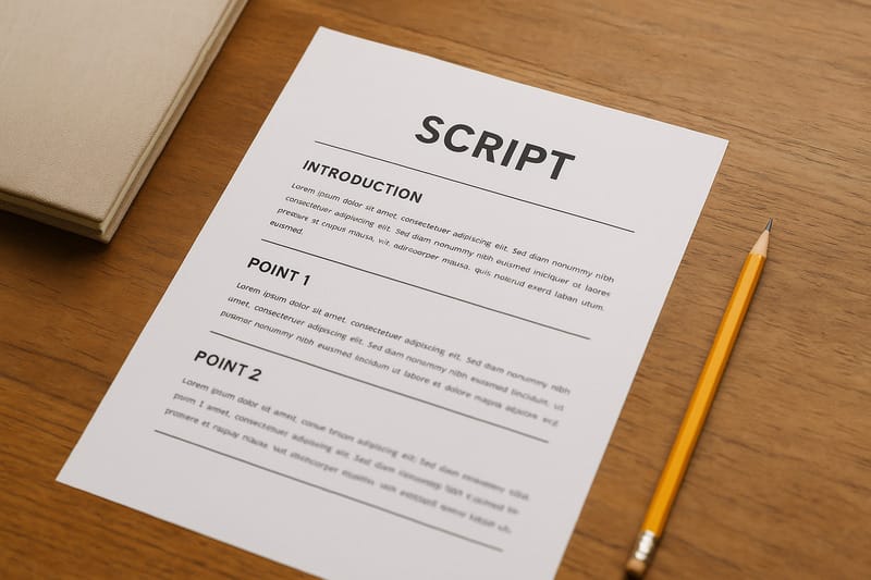 英語YouTuberのスクリプトの書き方｜動画ジャンル別の構成ポイント