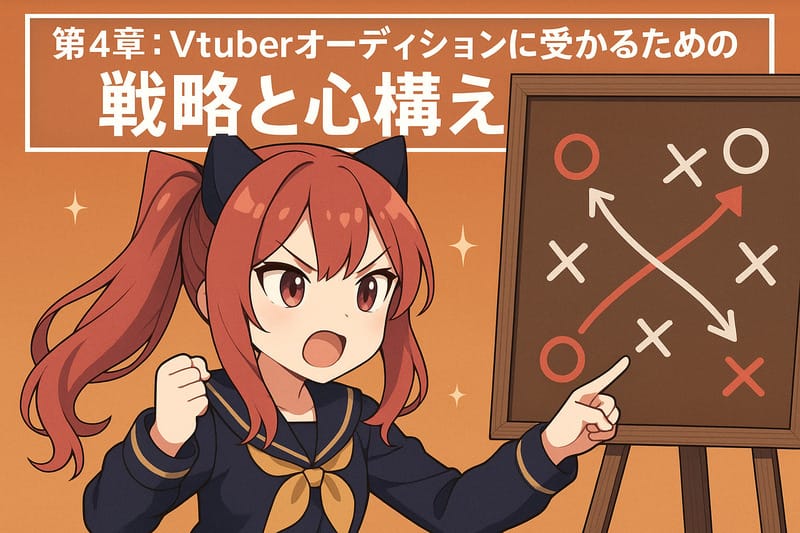 第4章：Vtuberオーディションに受かるための戦略と心構え