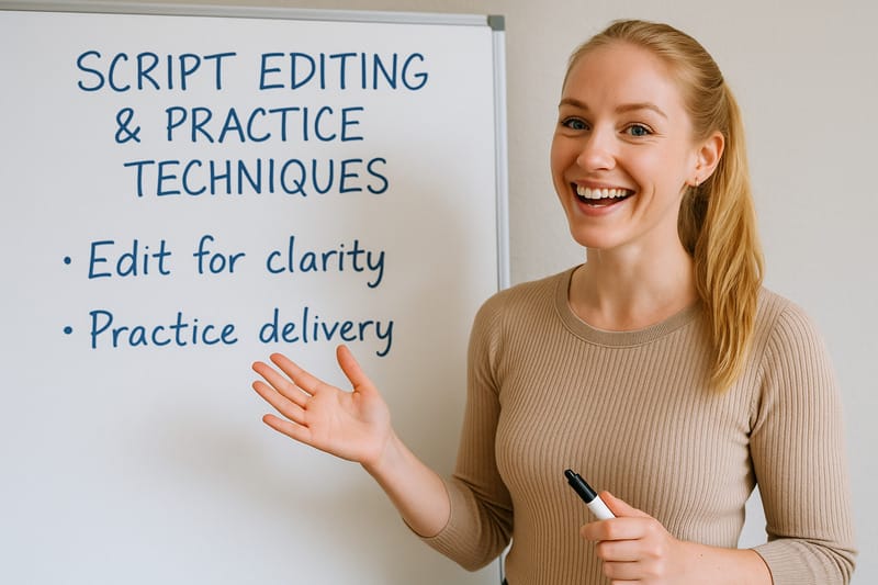 英語YouTuberならではのスクリプト編集＆練習テクニック