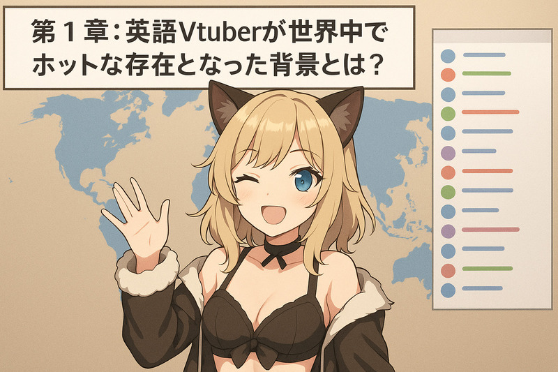 第1章：英語Vtuberが世界中でホットな存在となった背景とは？