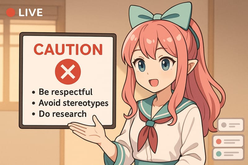 英語で配信するVtuberが文化紹介で注意すべきポイント