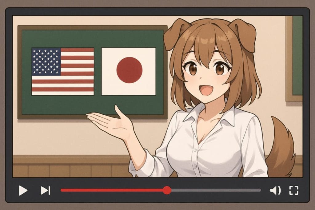 英語で活動するVtuberの教育・学習コンテンツ差別化戦略