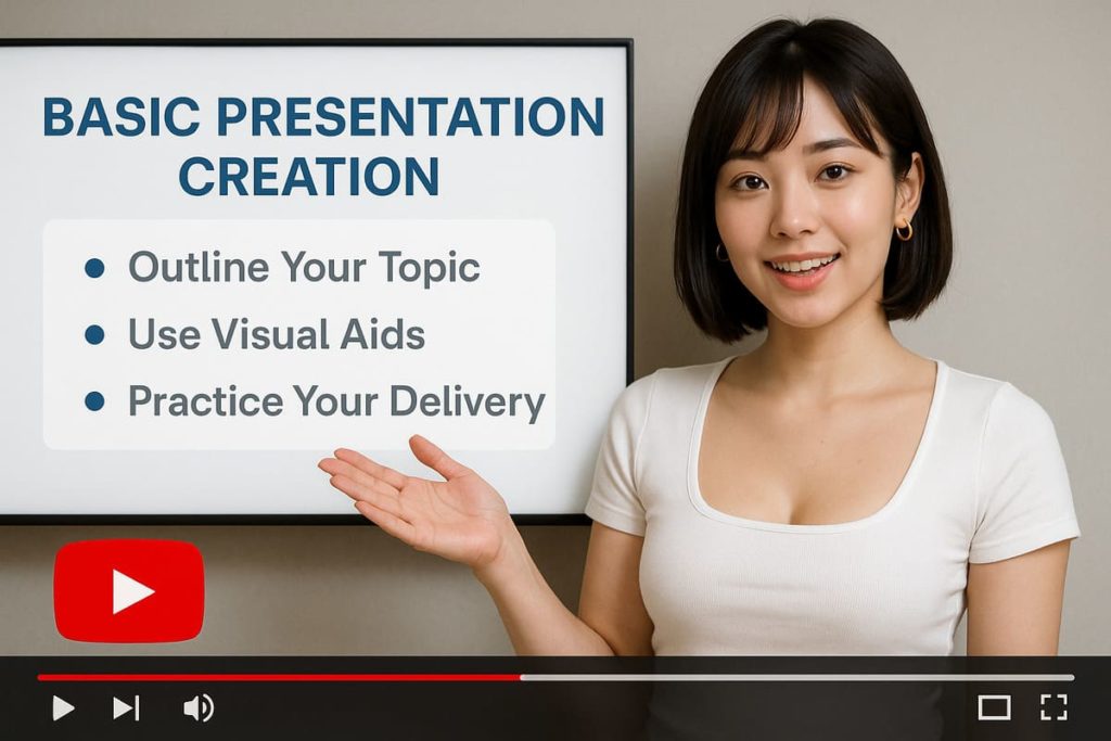 英語を取り入れたYouTuberのプレゼン系動画作りの基本