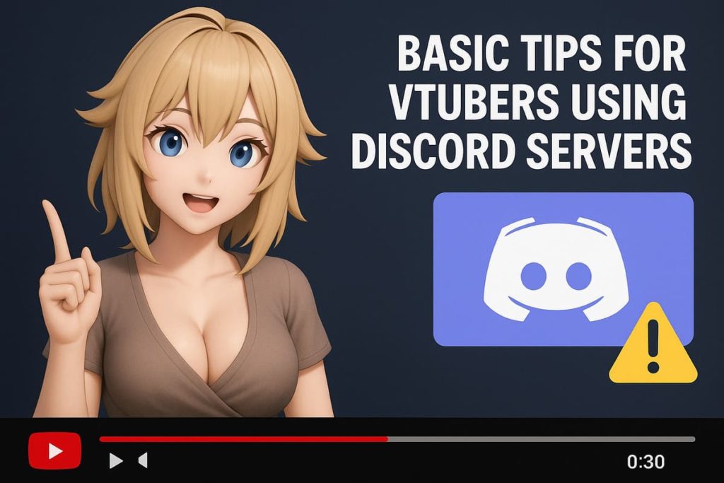 英語で活動するVtuberがDiscordサーバーを使うときの基本的な注意点