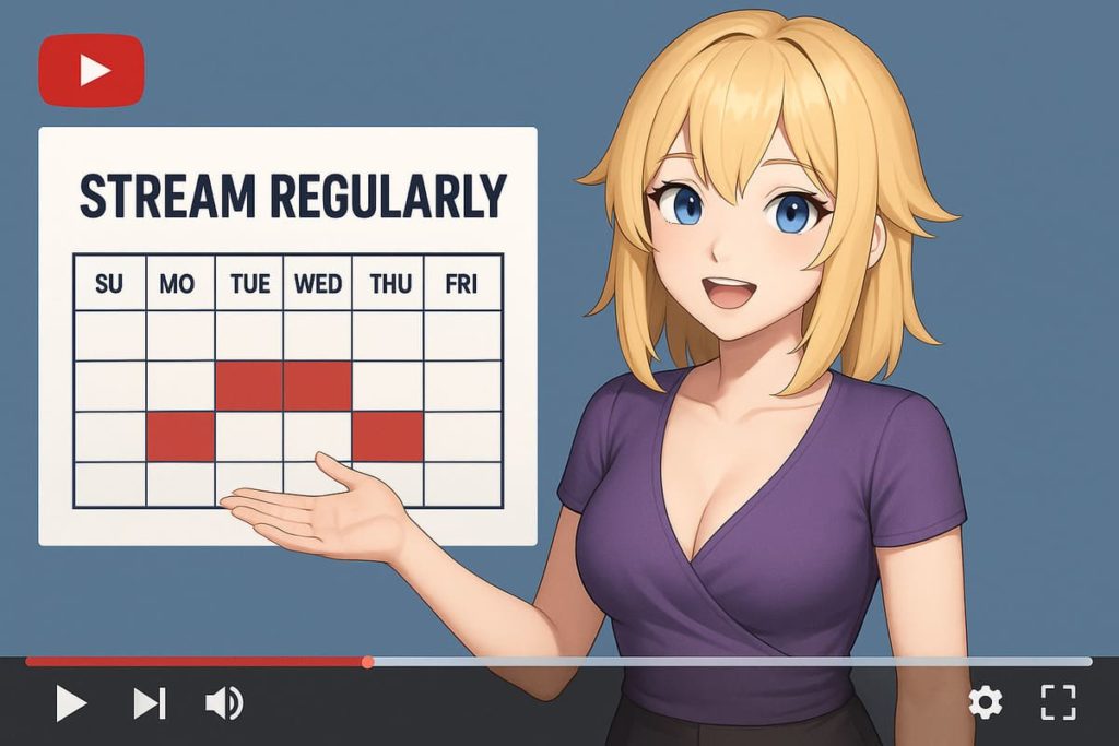 英語で話すVtuberの配信頻度とスケジューリングまとめ