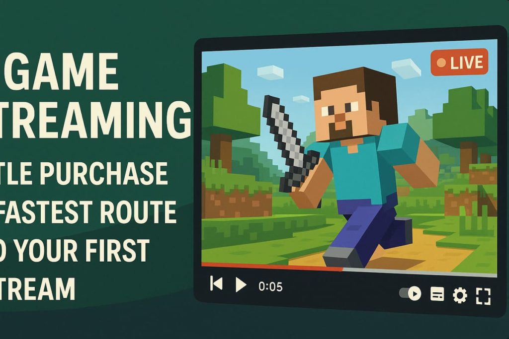 Game Streaming: Title Purchase → Fastest Route to Your First Stream