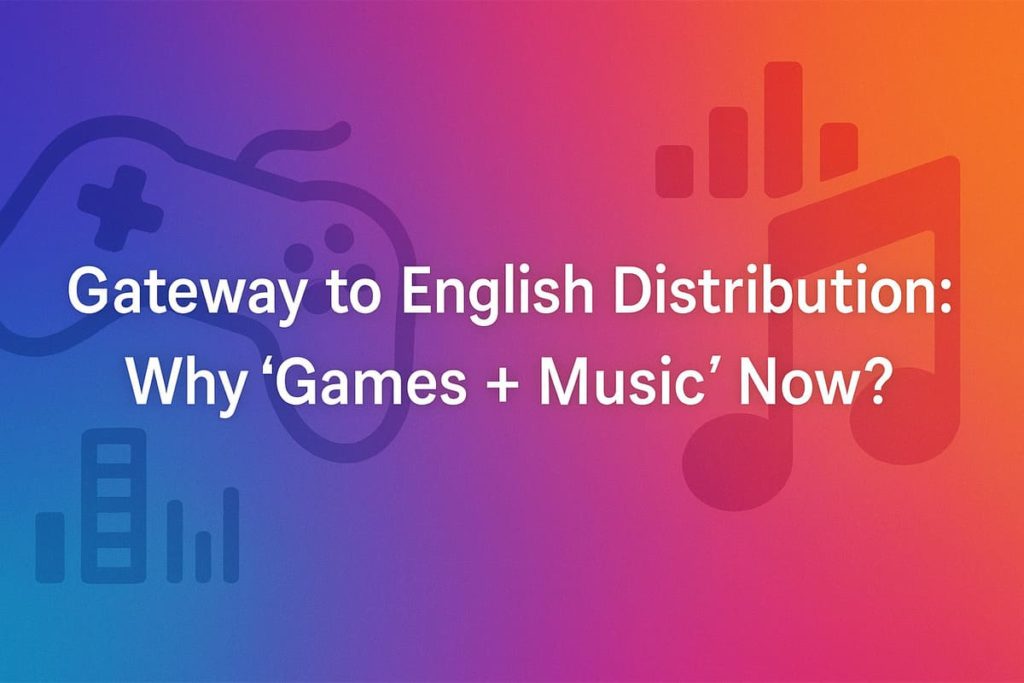 Gateway to English Distribution: Why “Games + Music” Now?